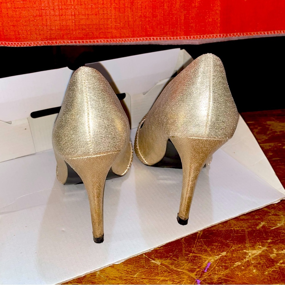 Aldo , high heels , worn once , good condition with extra heel things included